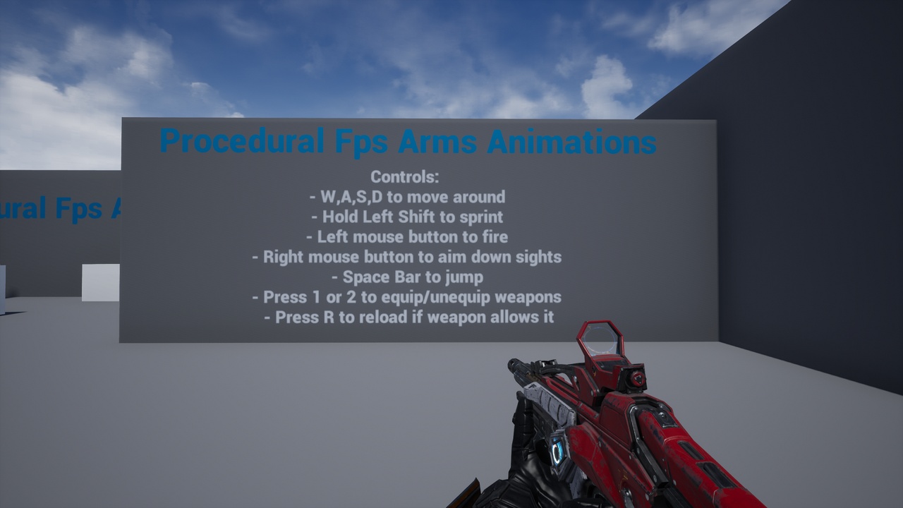 Media 1 for listing FPS Arms Procedural Animations