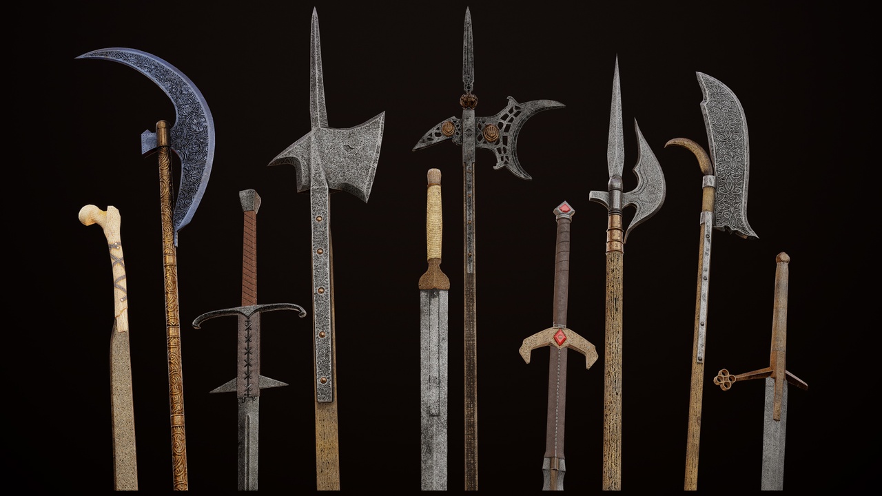 Media 1 for listing Medieval Weapons Pack Vol.2