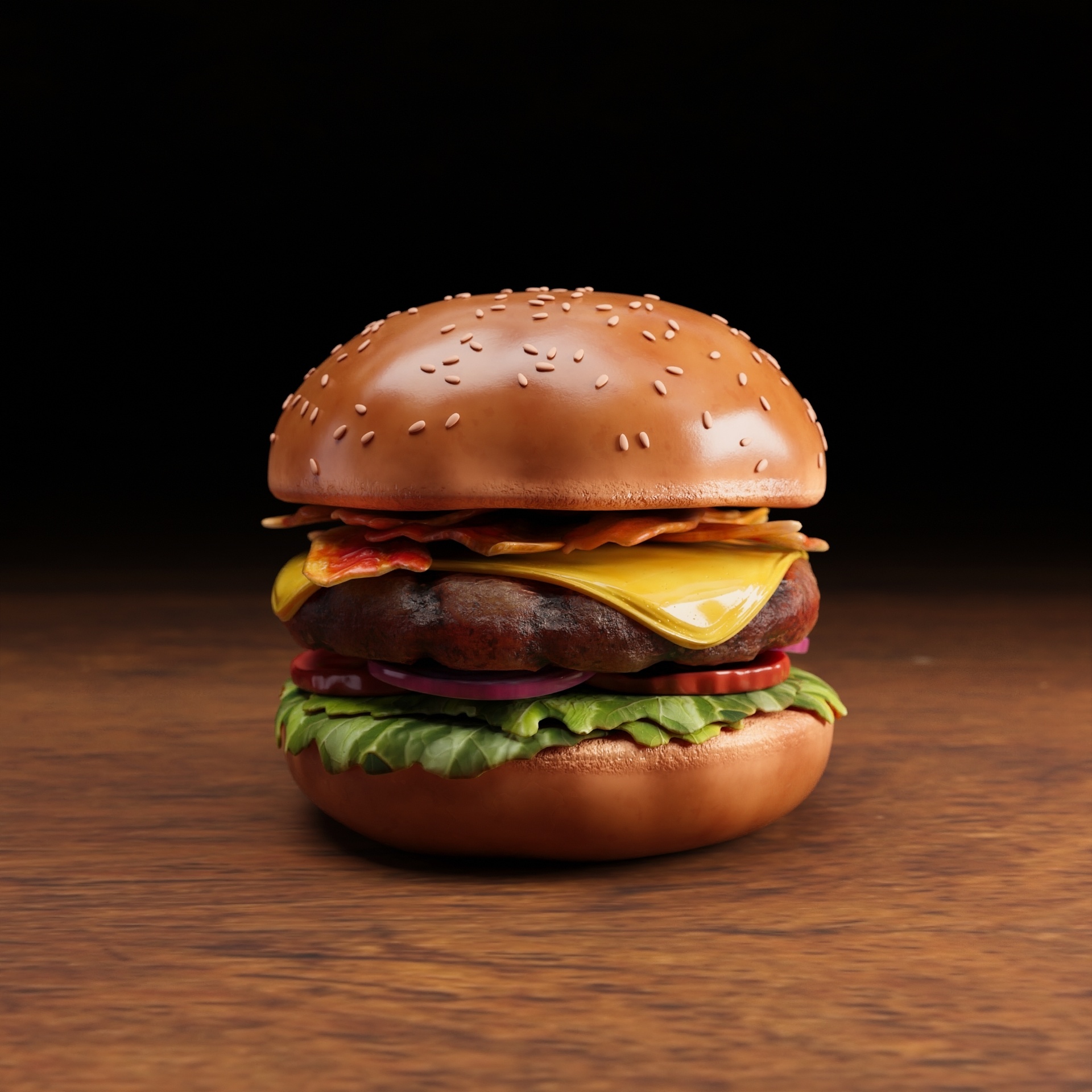 Media 1 for listing Hamburger - Cheese Burger - Bacon Burger
