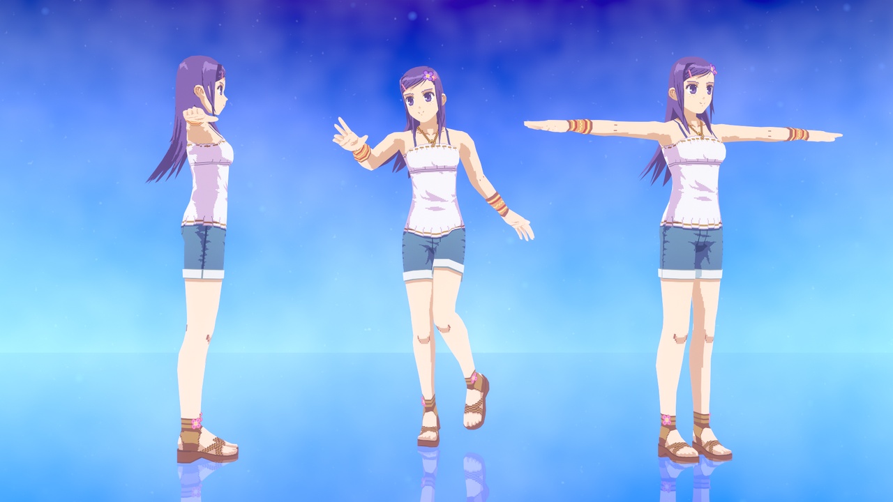 Media 1 for listing Anime Lowpoly Character - Rio Misaki