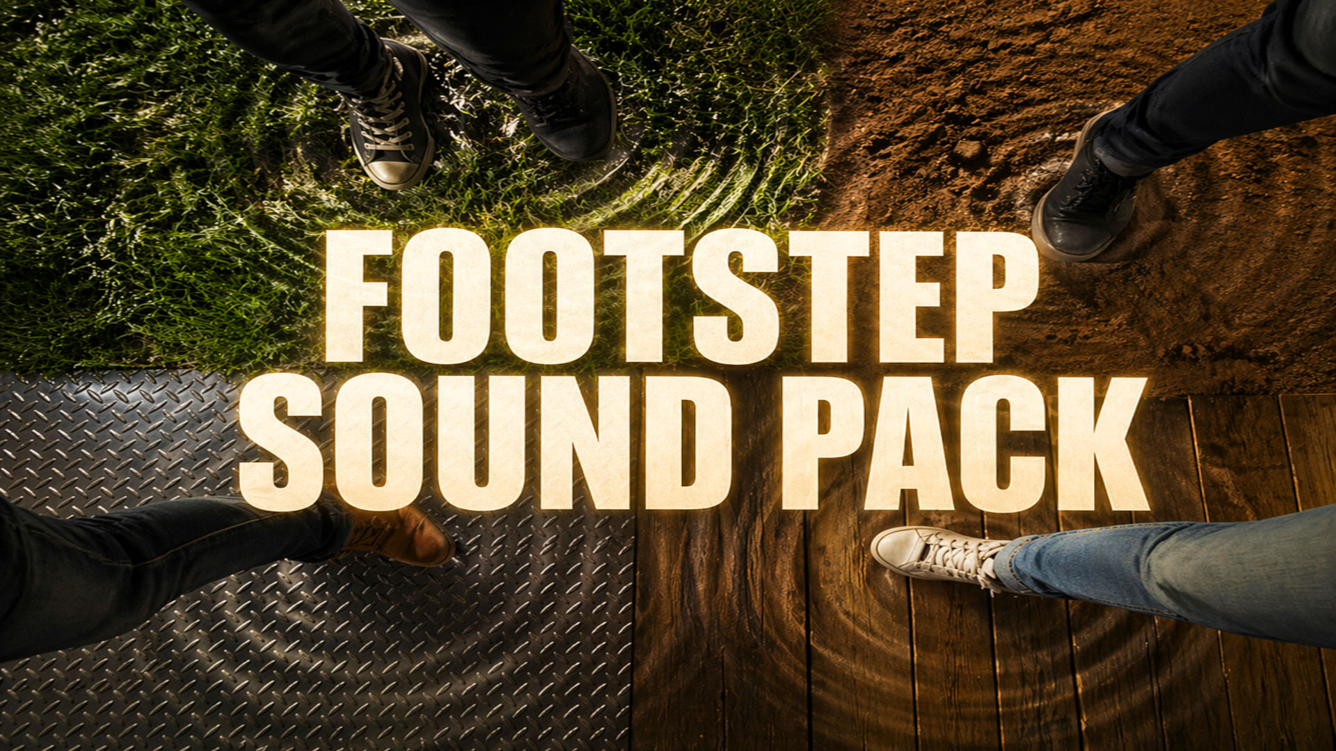 Footstep Sound Pack Grass, Sand, Metal, Ground | Fab