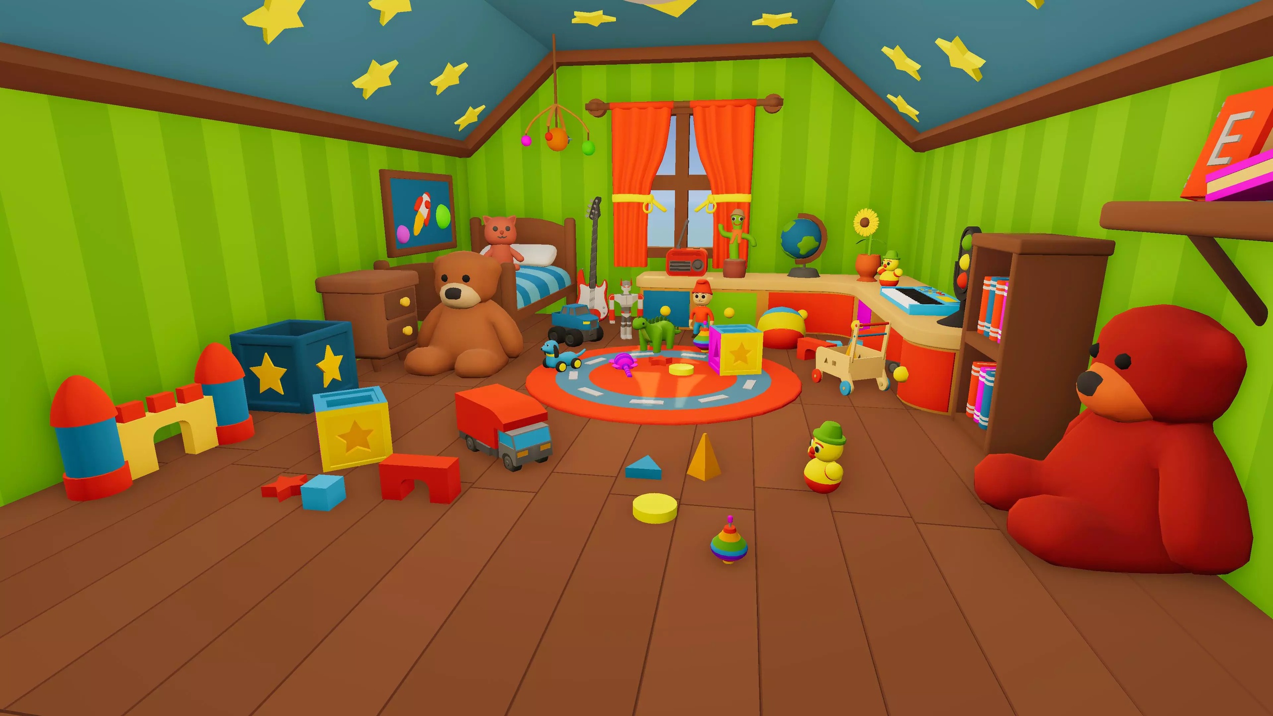 Media 1 for listing Kids Room - Lowpoly Cartoon Asset By Ake