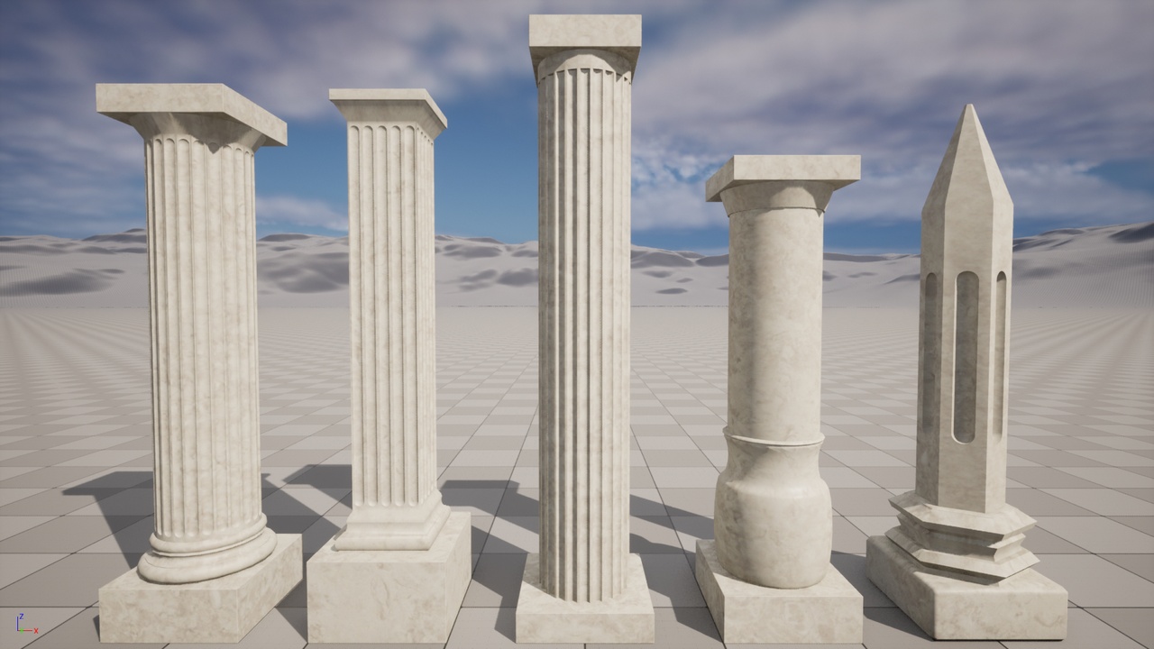 Media 1 for listing Procedural Column Blueprint
