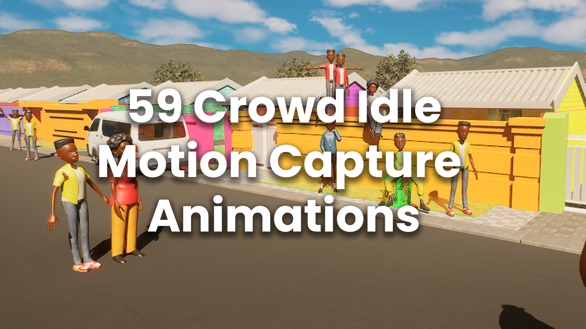 59 Crowd Idle Motion capture animations | Fab