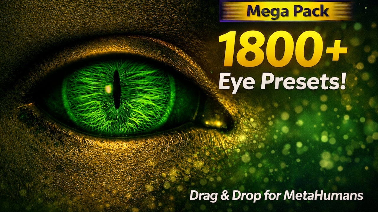 Media 1 for listing IrisPro - Eye Preset MegaPack For Metahumans