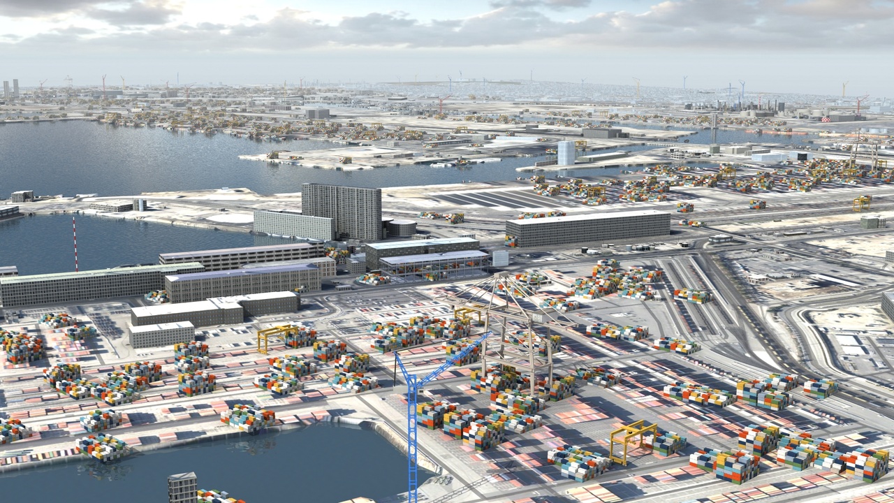Media 1 for listing Refinery Container Port 3D Model