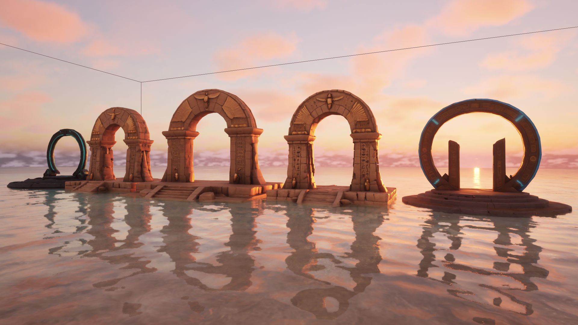 Stargate Bundle 5 Pack - Ancient Gateways - Futuristic Portals | Fab
