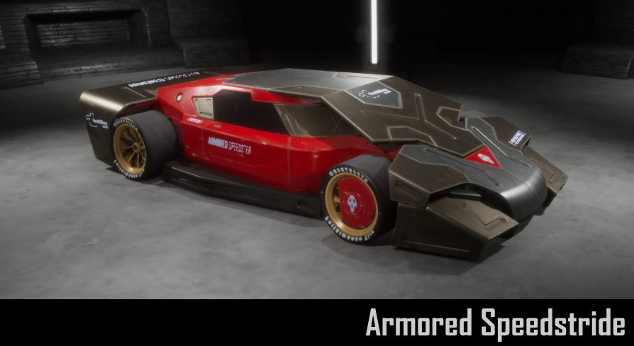 Armored Speedstride Futuristic Supercar | Fab