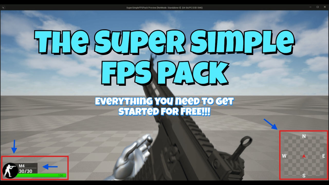 Media 1 for listing Super Simple FPS Pack