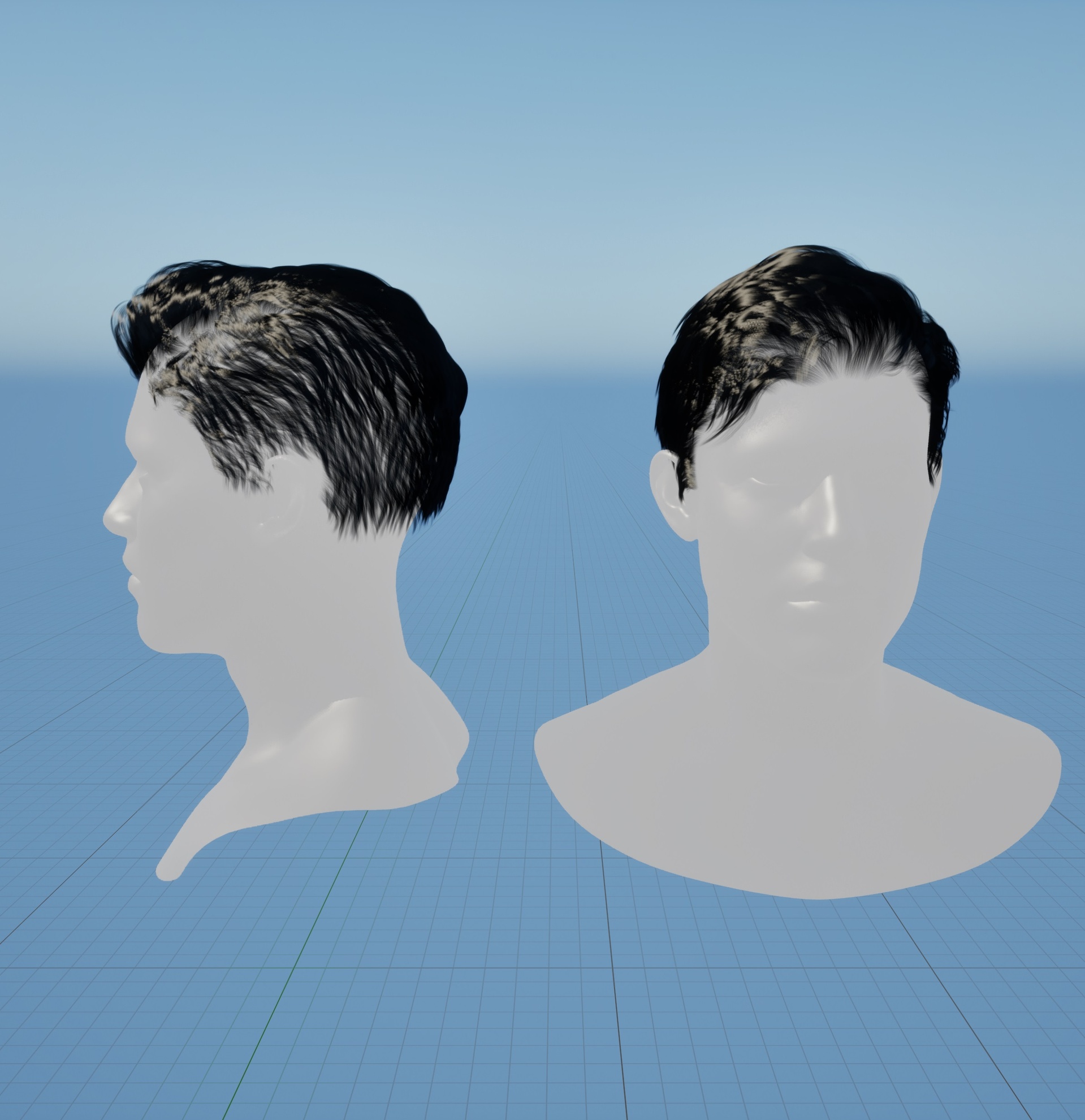 Media 1 for listing Real-time Realistic Male Hairstyle 02 Groom for Humans