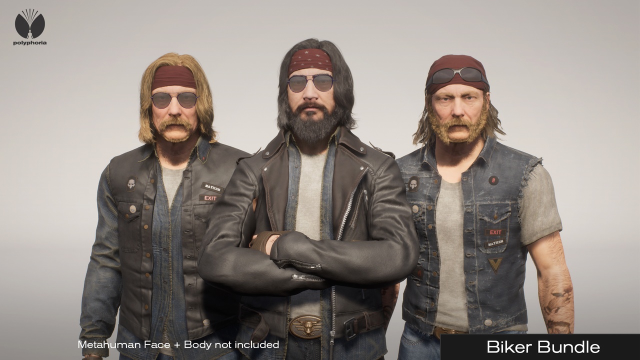 Biker Bundle - MetaHuman