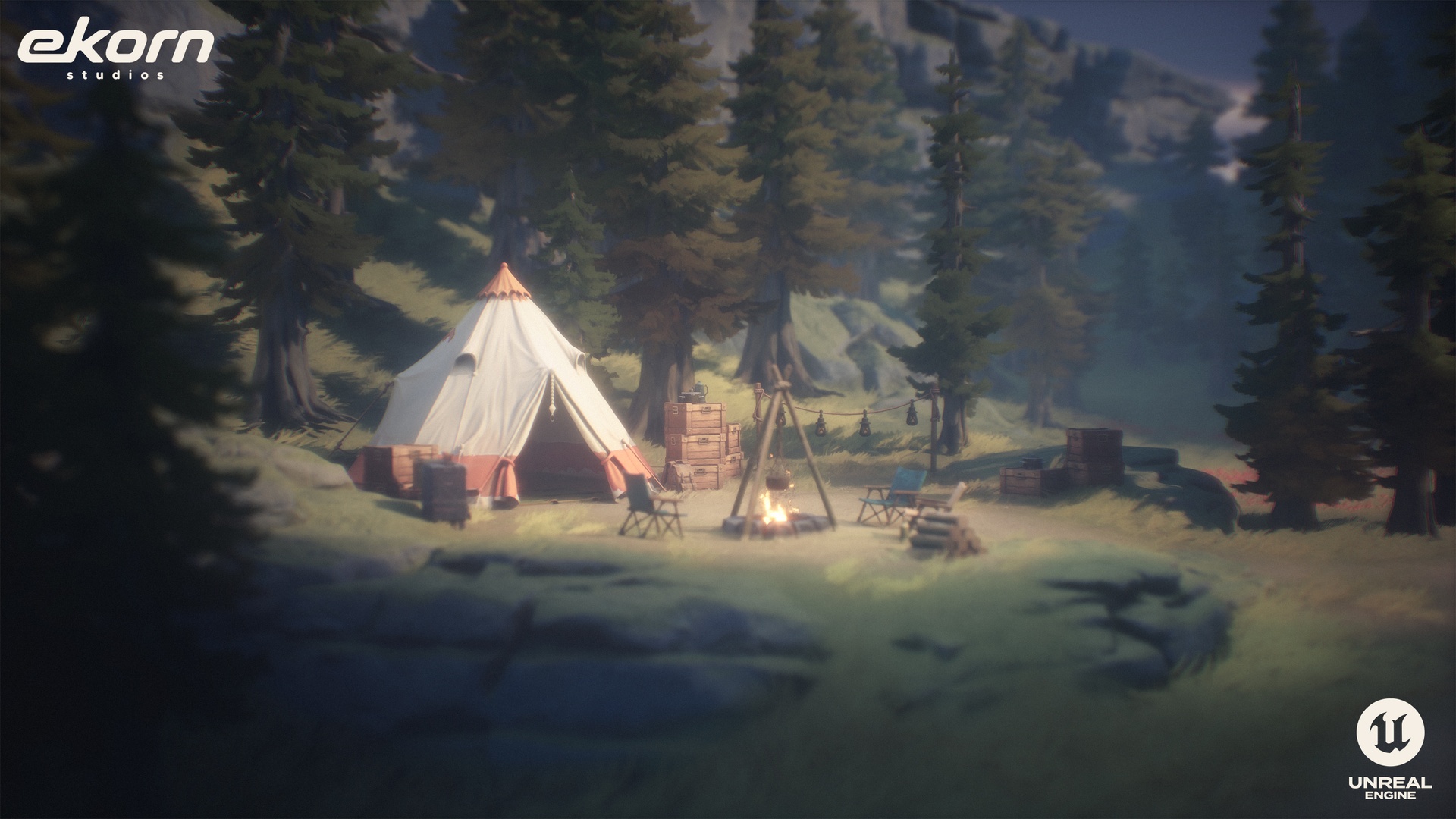 Media 1 for listing Forest Camp – Stylized Environment