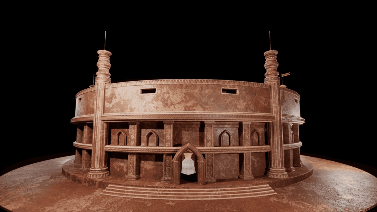 Media 1 for listing Ancient Indian Royal Arena | Gladiator Amphitheater Environment