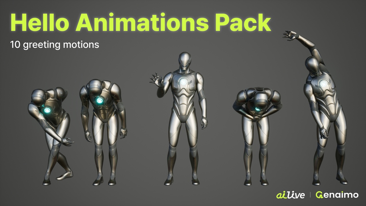 Hello Animations Pack | Fab