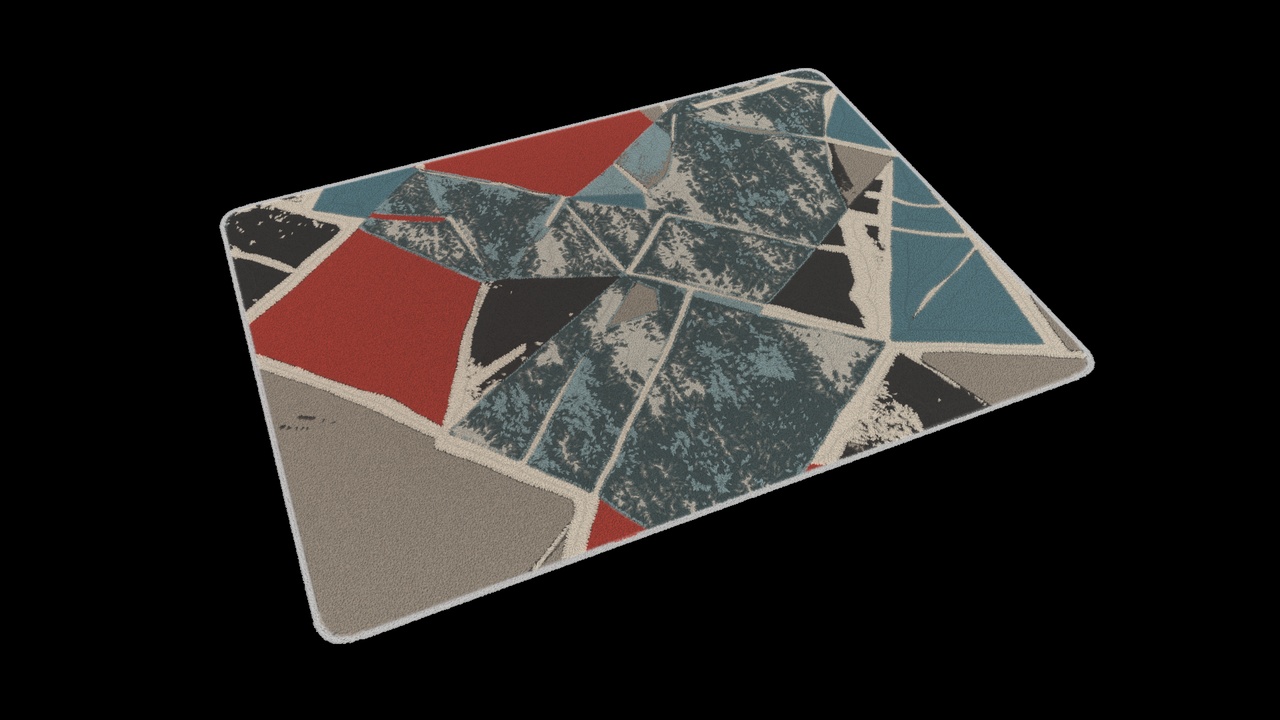 Media 1 for listing Ornamental Carpet Material Pack Vol.05 – 2K PBR Rug Textures