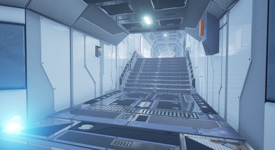 Big Modular Scifi Interior Model Pack