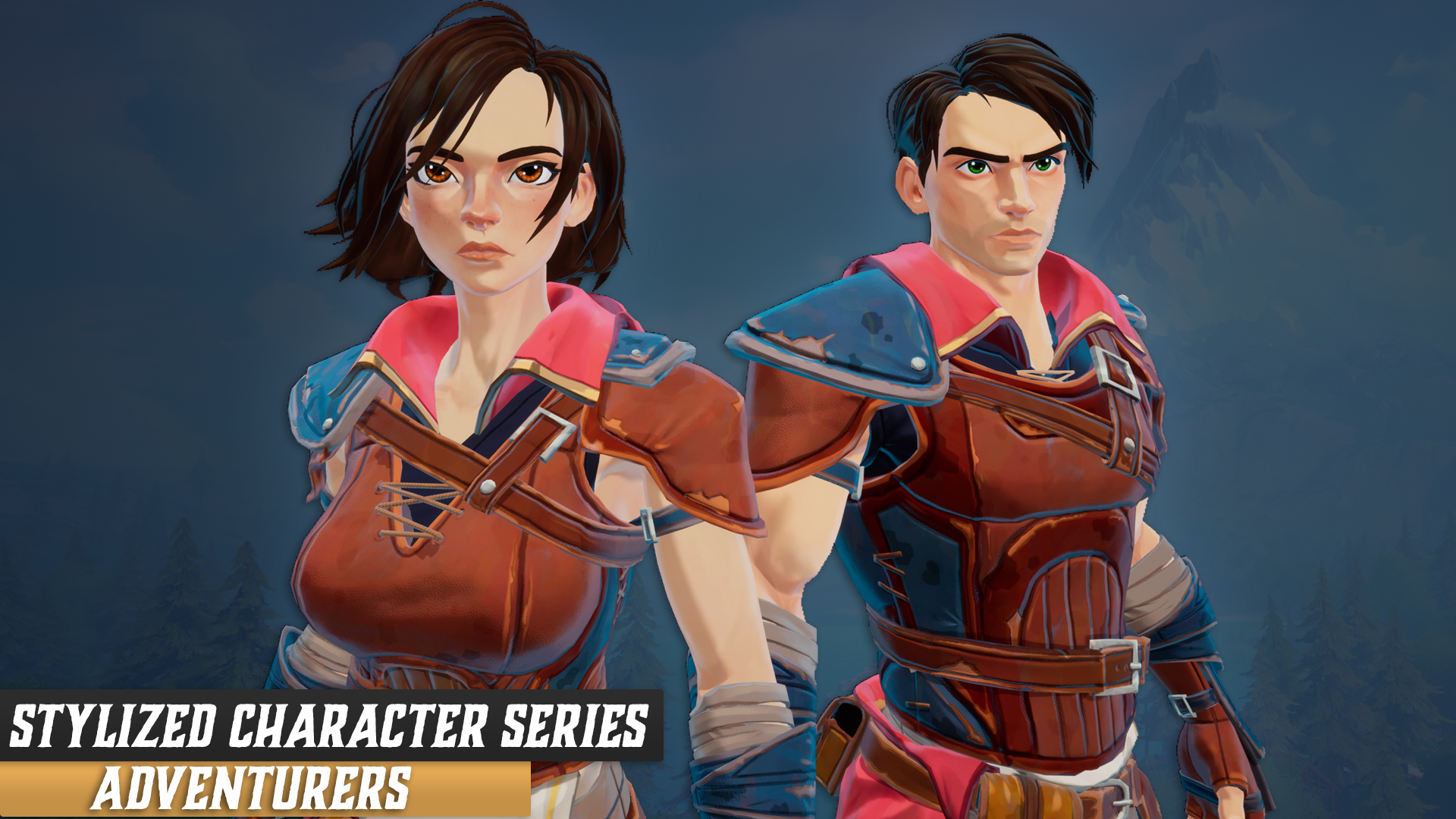 Stylized Characters - Modular Stylized Character Creator - Adventurer | Fab
