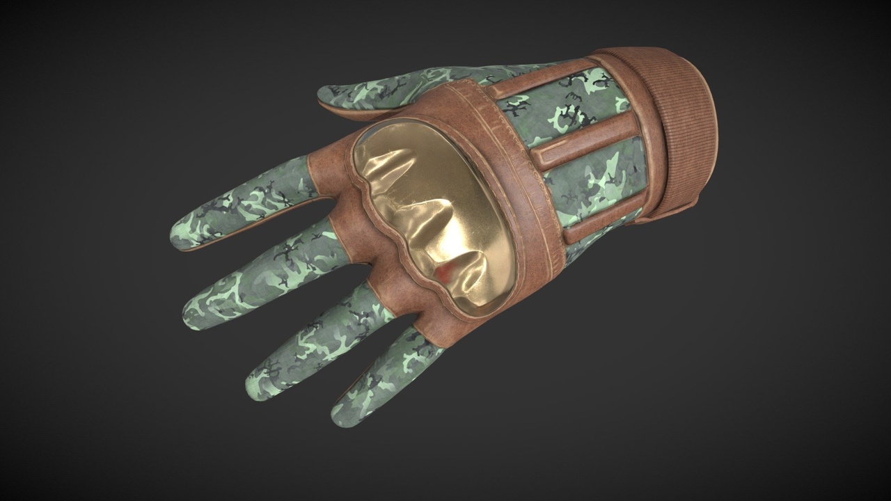 الوسائط 1 للقائمة Glove - Brass knuckle