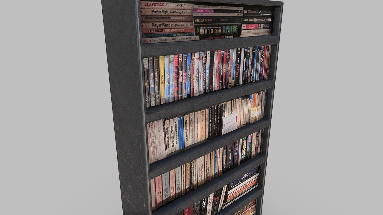 Media 1 for listing Bookshelf Short LOWPOLY