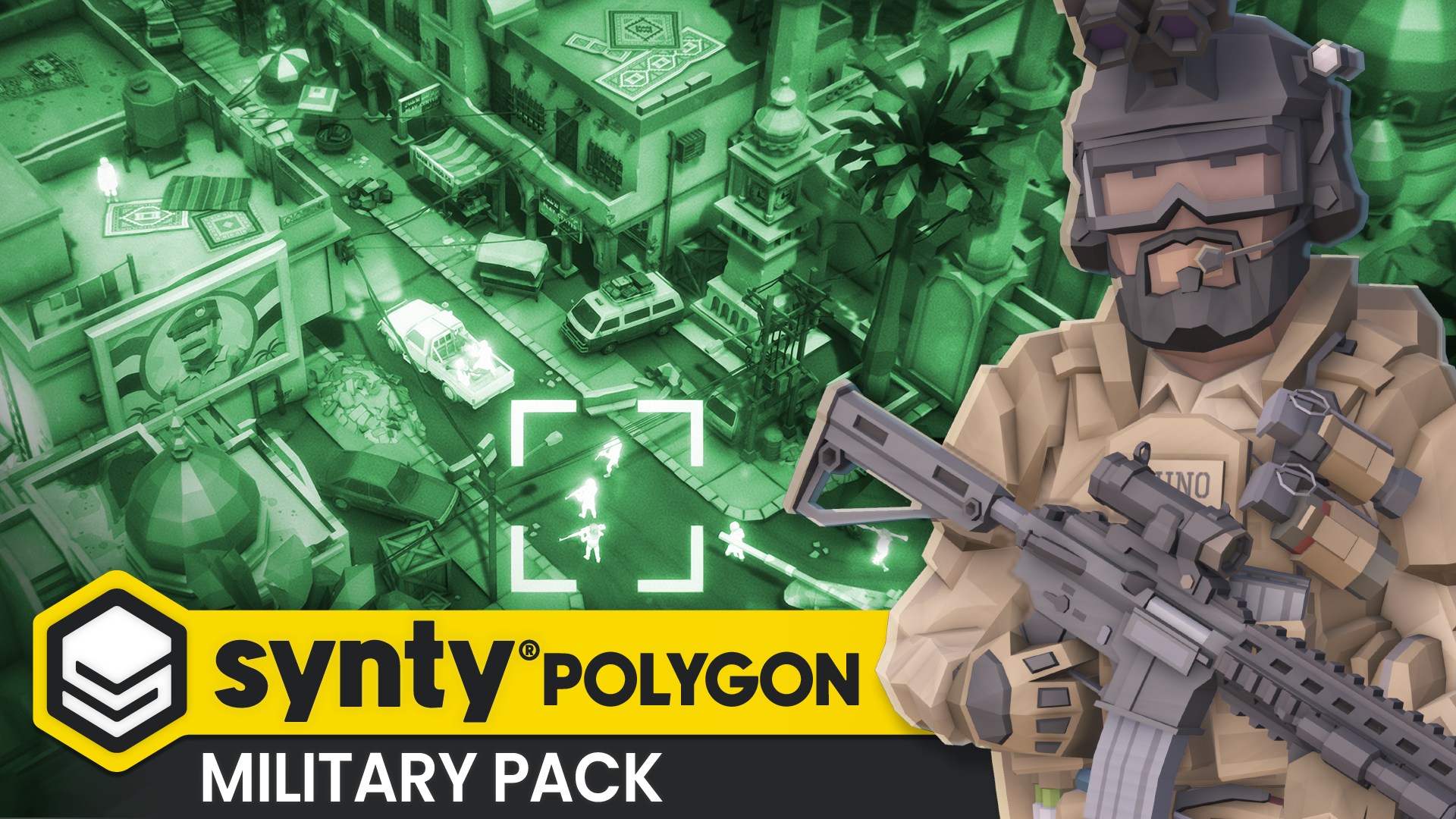 POLYGON - Military Pack - Low Poly Army and Guns for FPS, Shooters, RTS ...