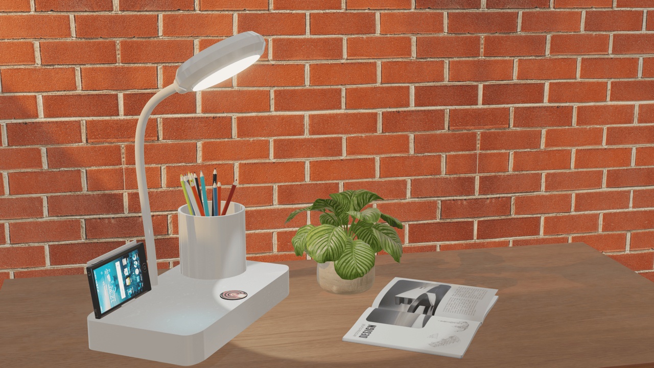 Media 1 for listing Modern Table Lamp 3D Model  Desk Light