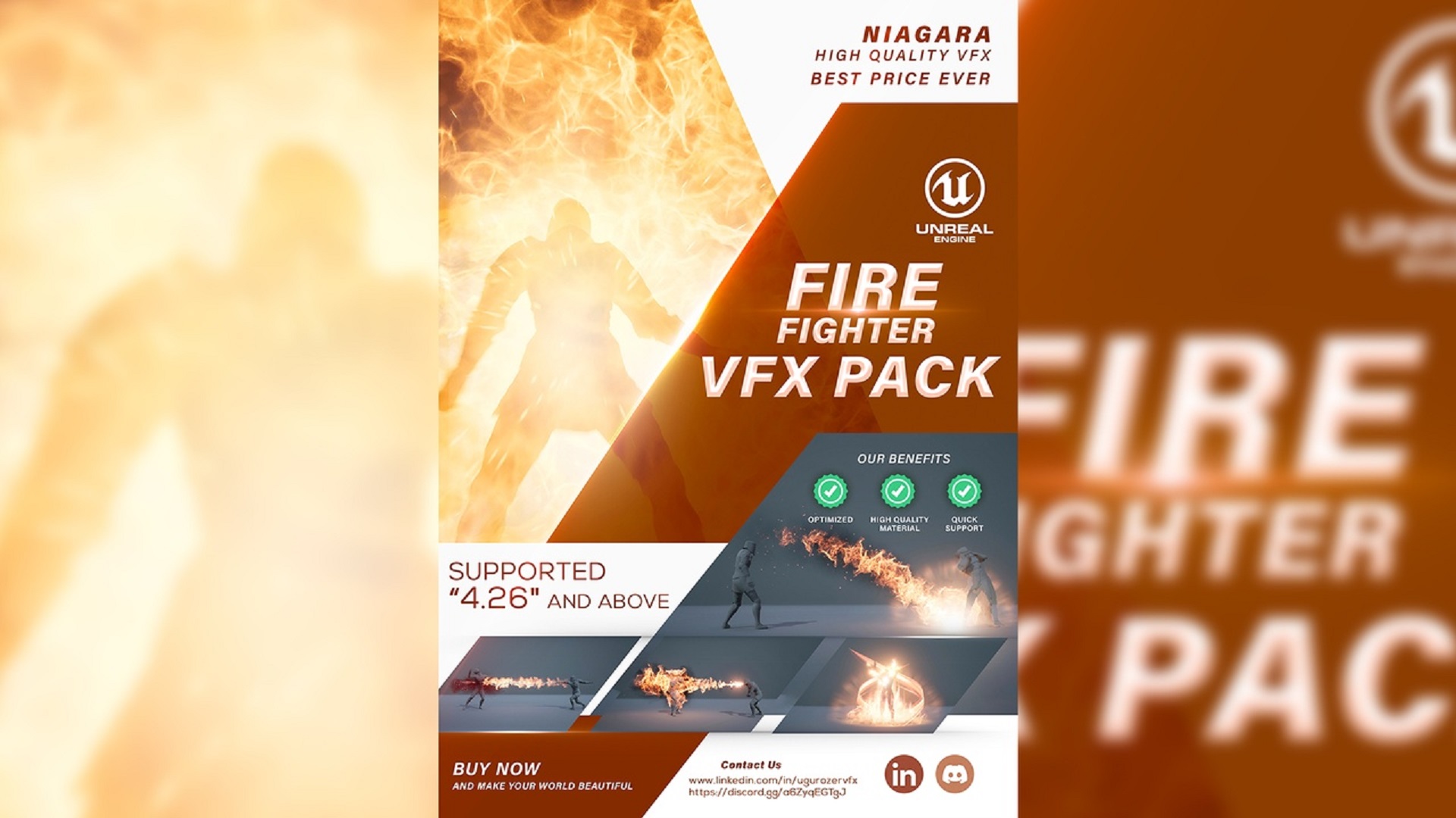Fire Fighter - Spell VFX Pack | Fab