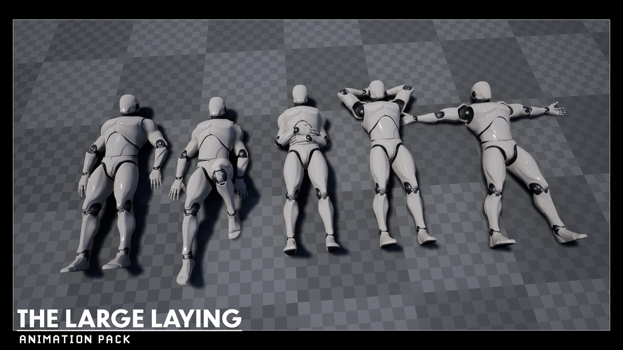Media 1 for listing The Large Laying Animation Pack