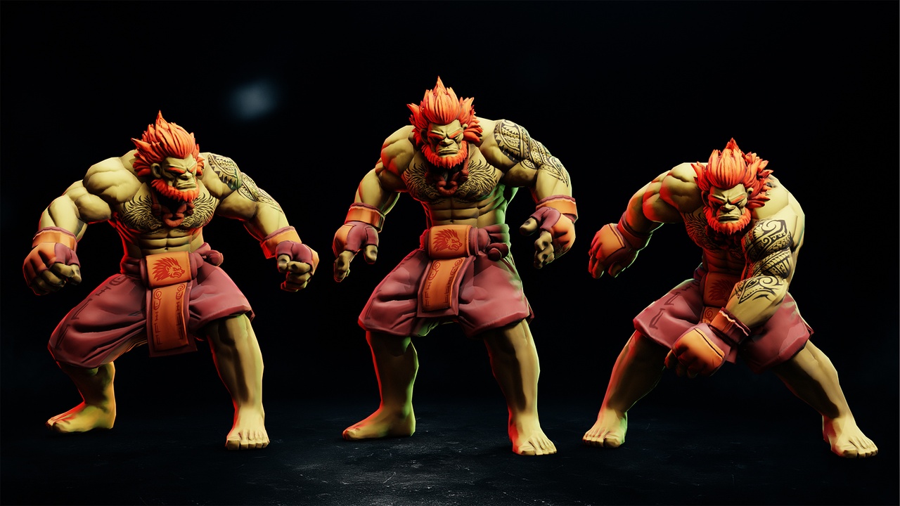 Media 1 for listing Stylized Fighter Character - QUIL