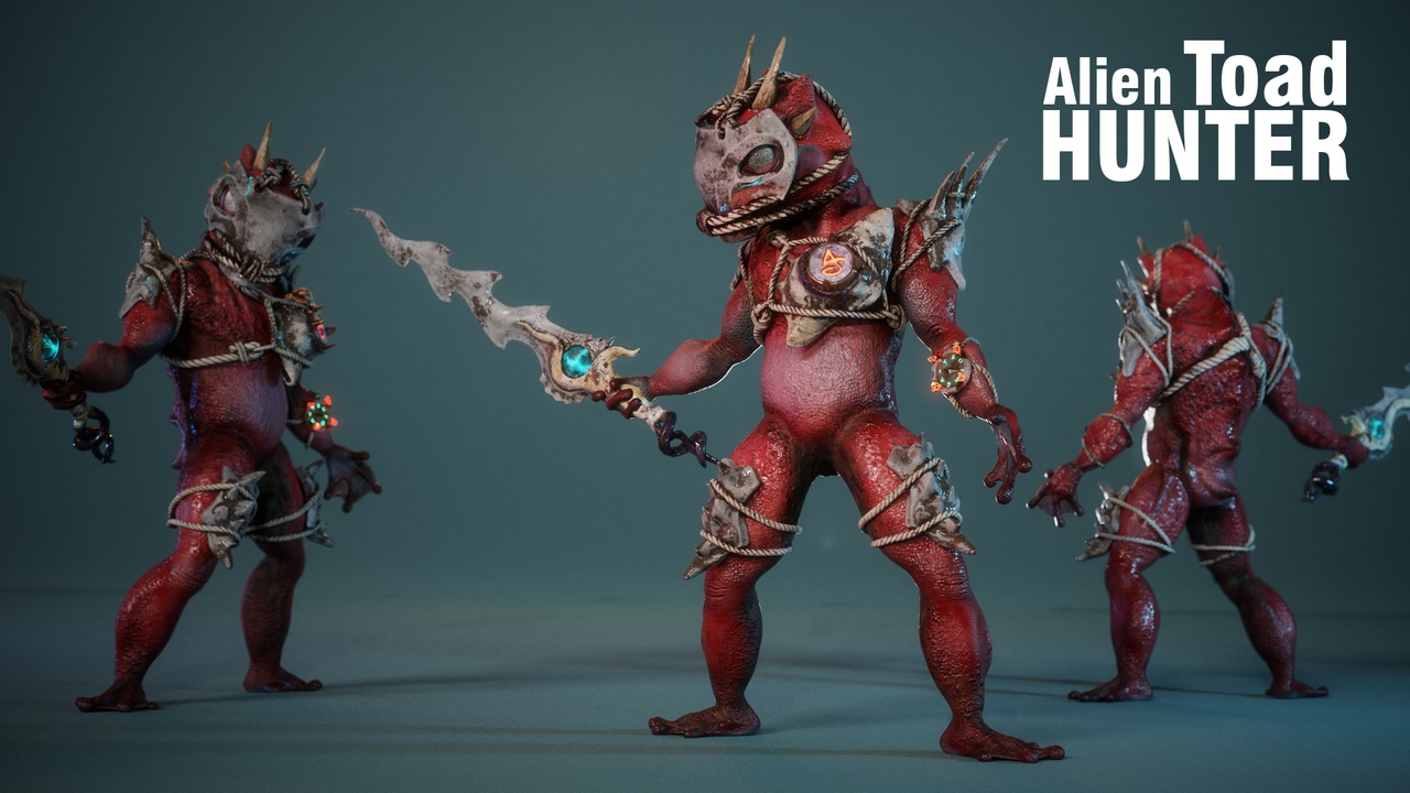 Alien Toad Hunter ์ ํ ๋ฑ๋ก์ ์ํ ๋ฏธ๋์ด 1๊ฐ