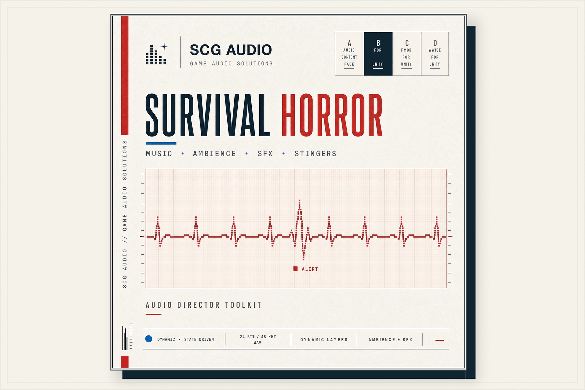 Media 1 for listing SCG Audio Survival Horror Audio Director Toolkit (for Unity) v1.0