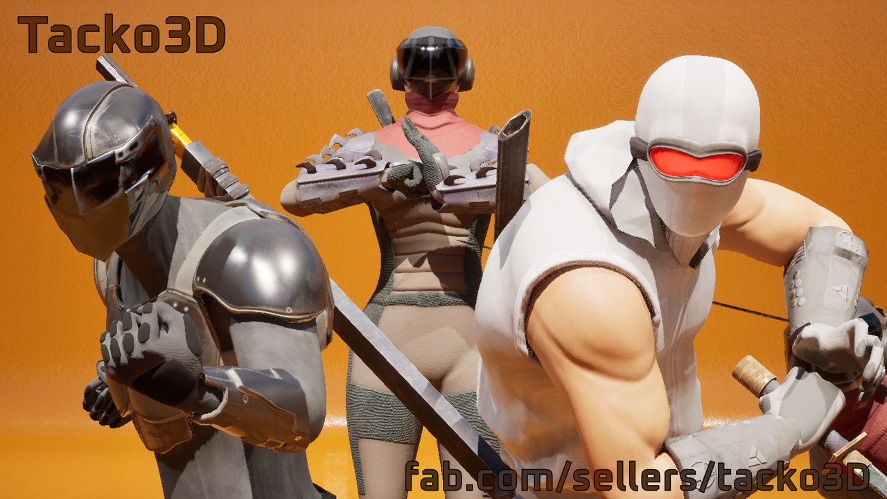 Media 1 for listing Shadow Series Ninja Pack - Stealth Military and Cyborg