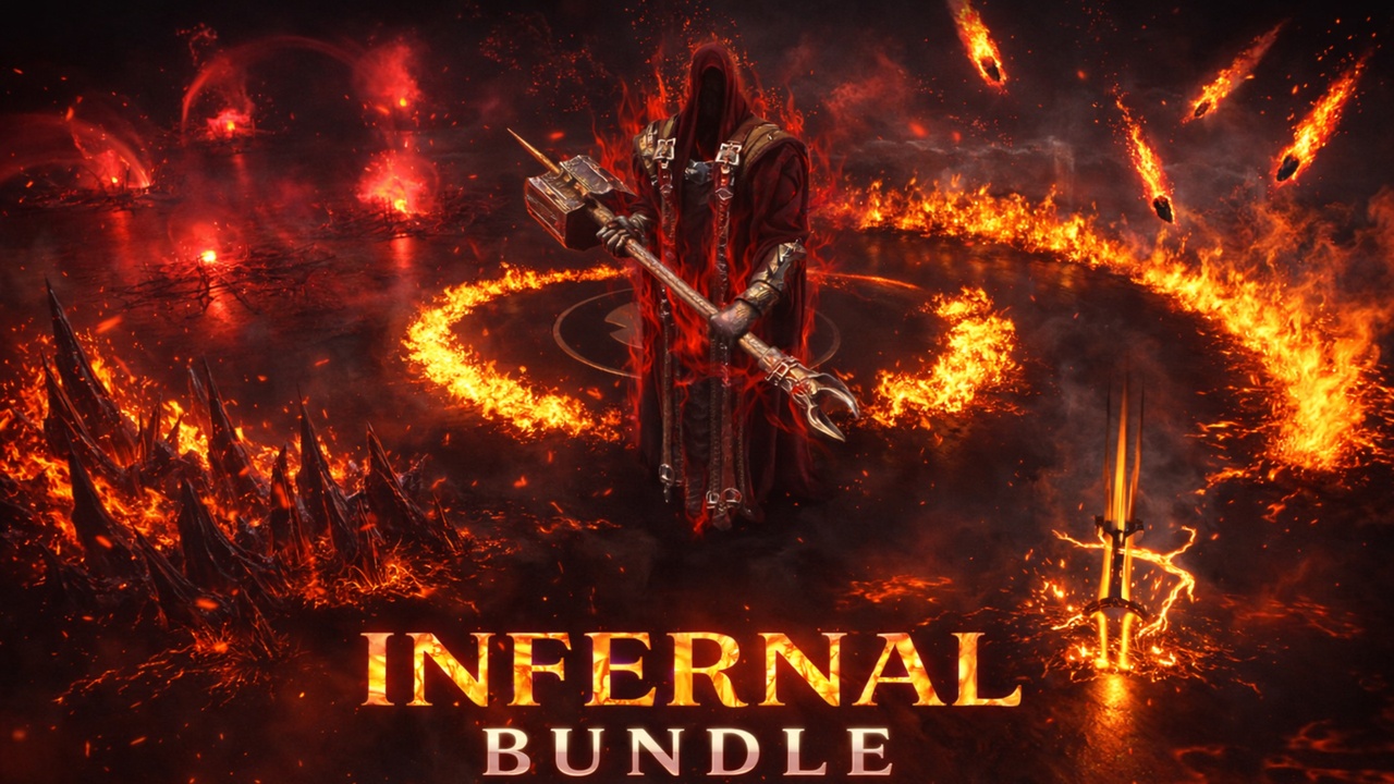 Infernal Decoder Infernal Spell Bundle – VFX | Fab