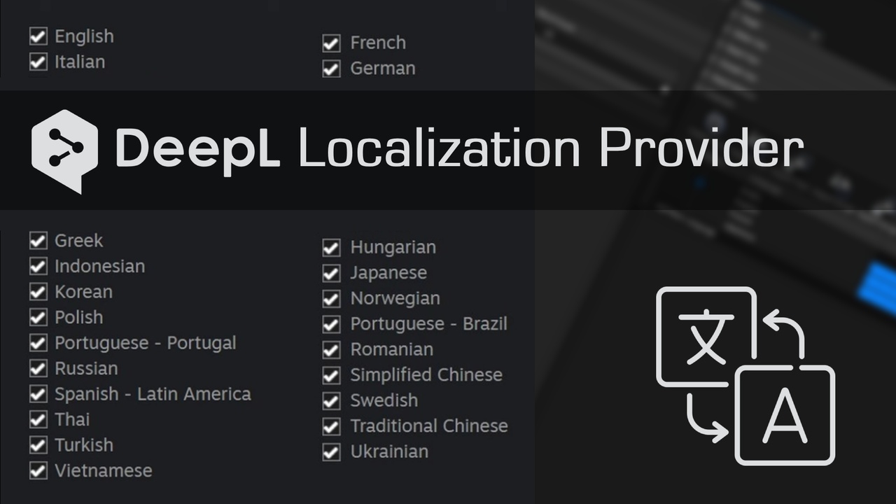 Media 1 for listing DeepL Localization Provider
