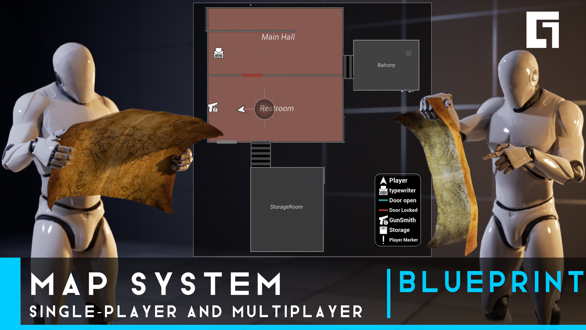 Interactive Map System - Fully Blueprinted V1.3 | Fab