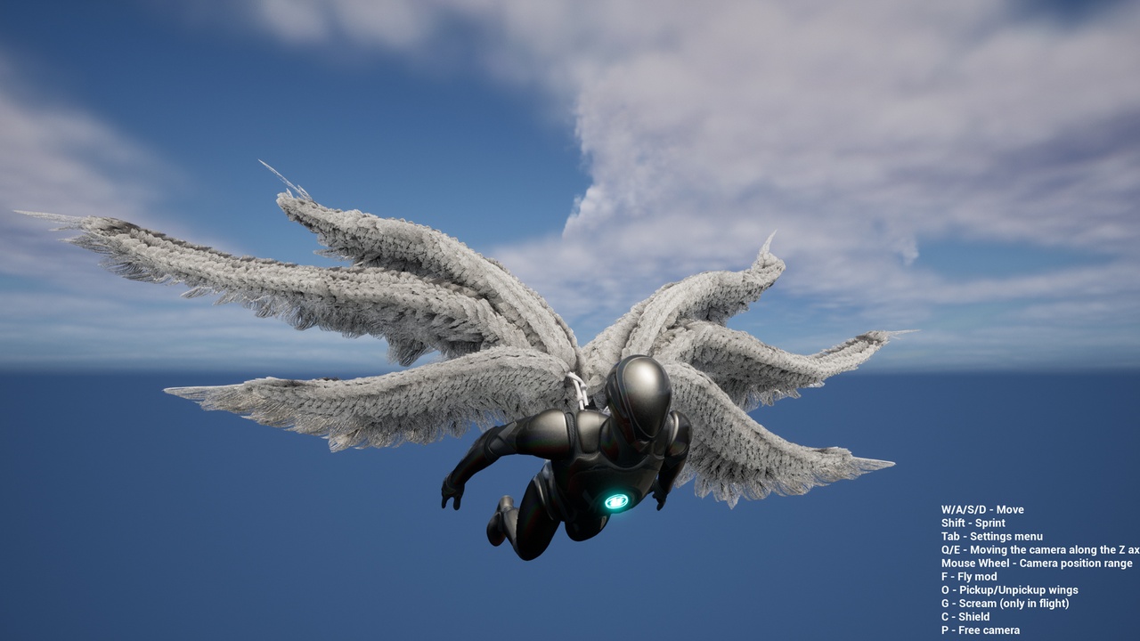 Media 1 for listing Animated Angel 5 wings pack