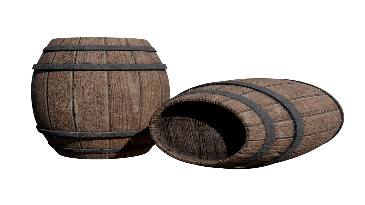 Media 1 for listing Wood Barrel