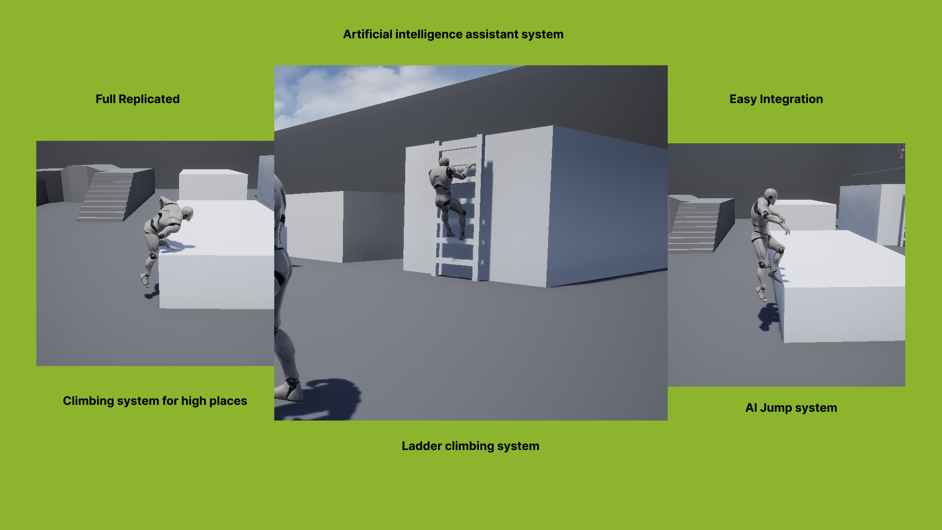 Multiplayer AI And Player Mantle System | Fab