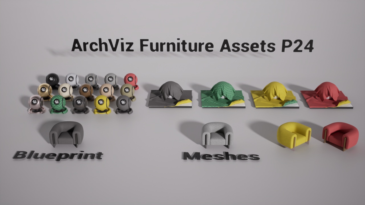 Media 1 for listing ArchViz Furniture Assets P24
