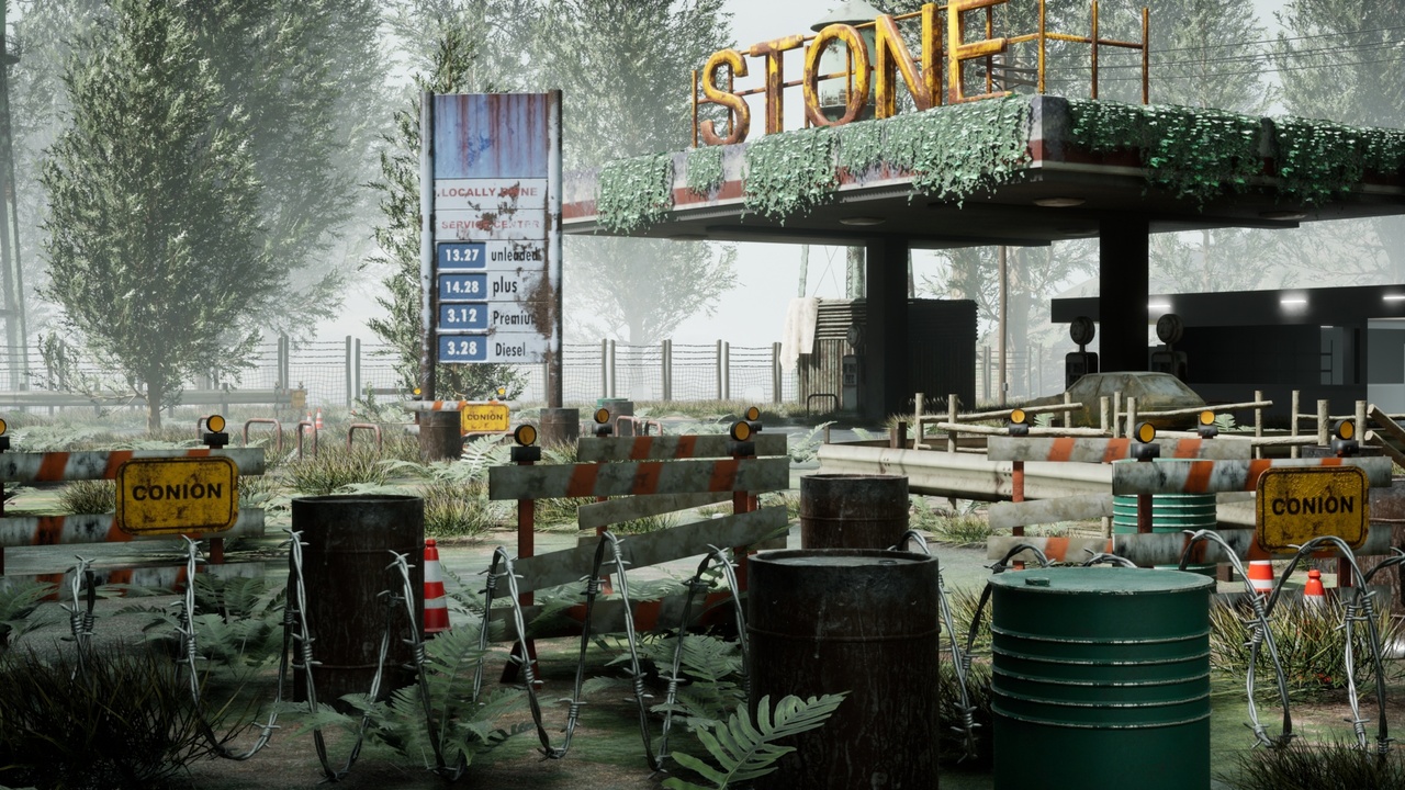 Media 1 for listing Abandoned Gas Station - Post Apocalyptic