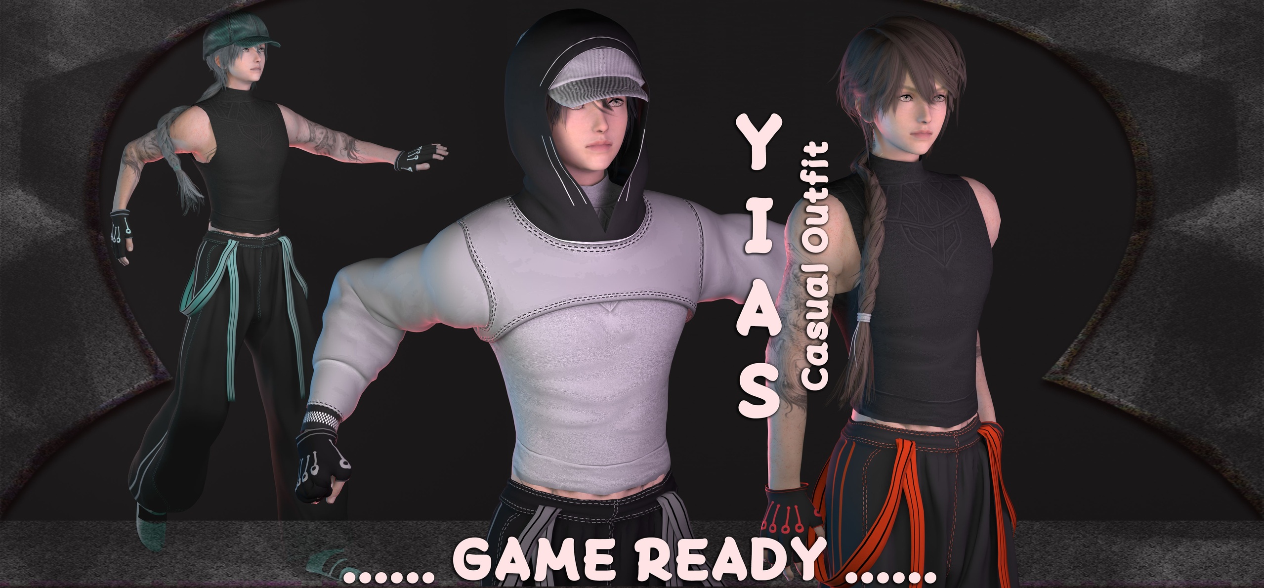 Media 1 for listing Stylized Male Character Game Ready Yias