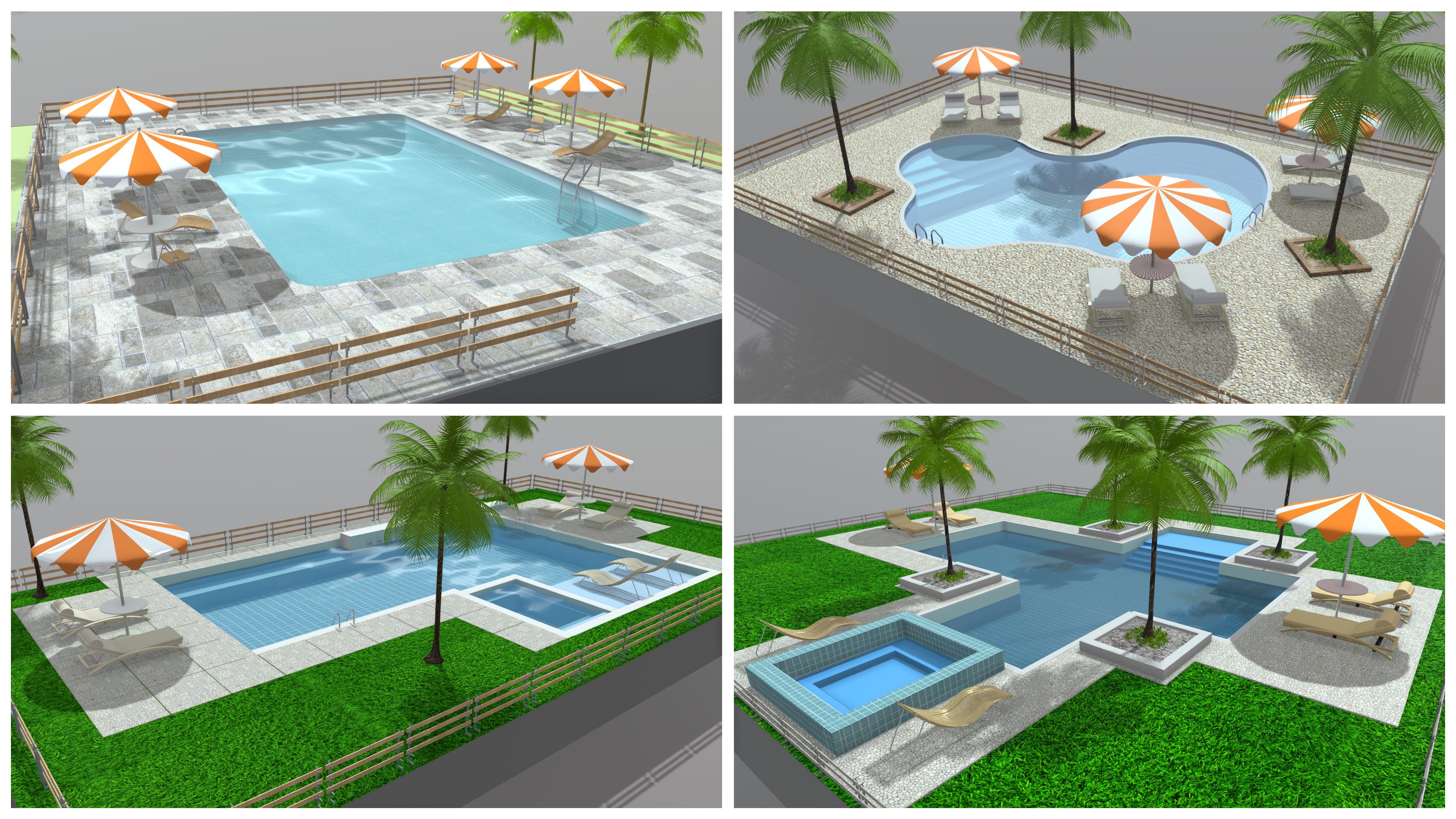 4 Swimming pools | Fab