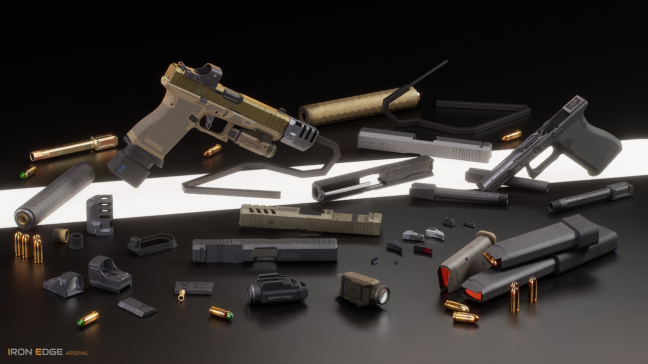 Media 1 for listing IE Ultimate Modular Kit – Extraction Shooter Pistol - 9TD