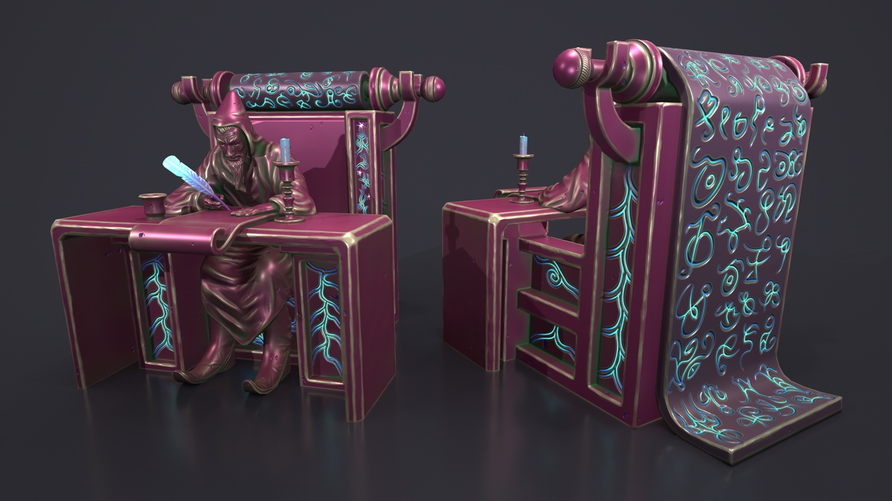 Media 1 for listing Wizard on throne