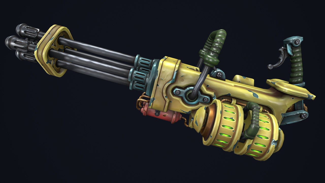 Media 1 for listing Steampunk minigun