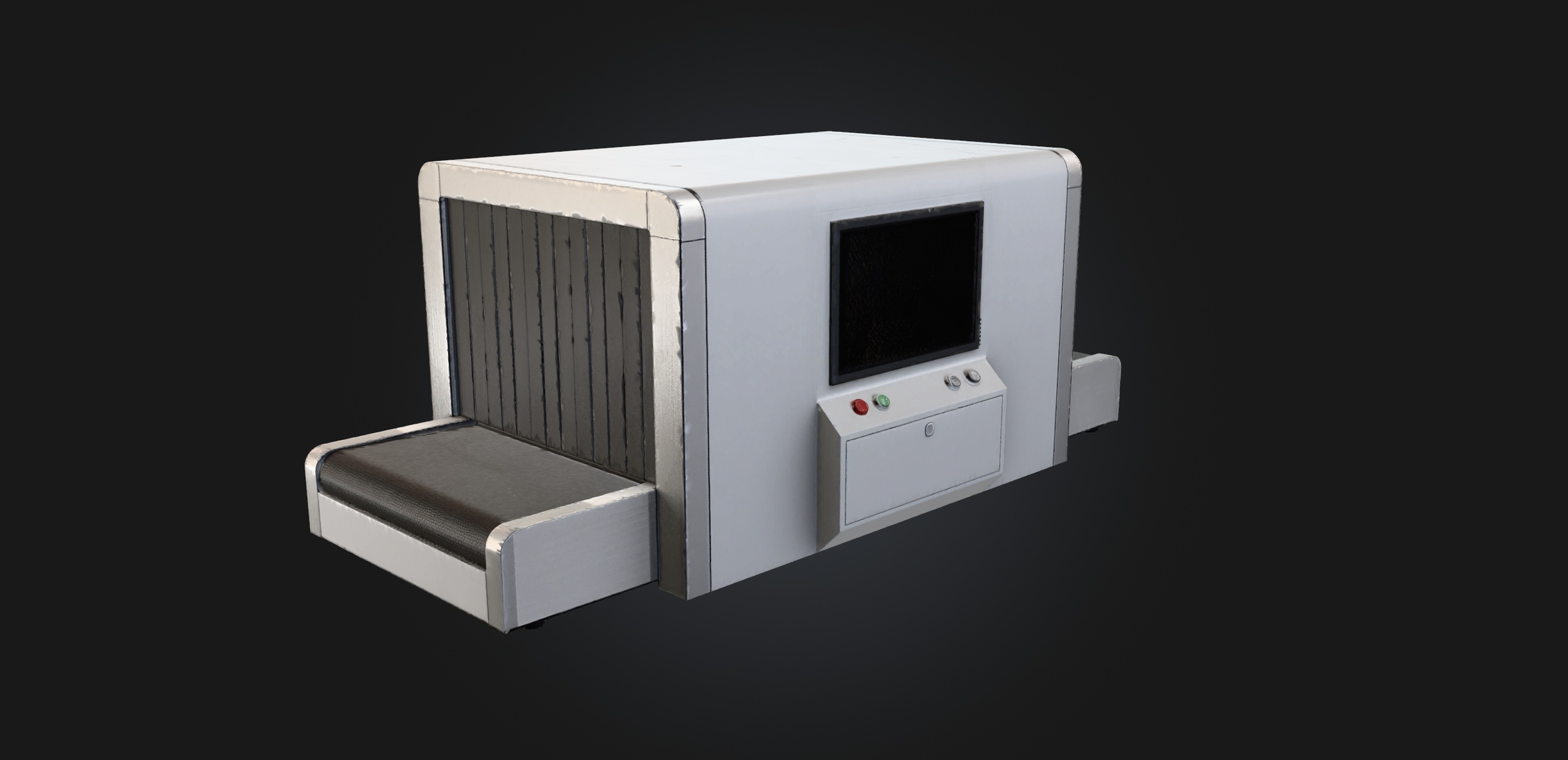Media 1 for listing Modern Airport X-Ray Baggage Scanner (4K PBR)