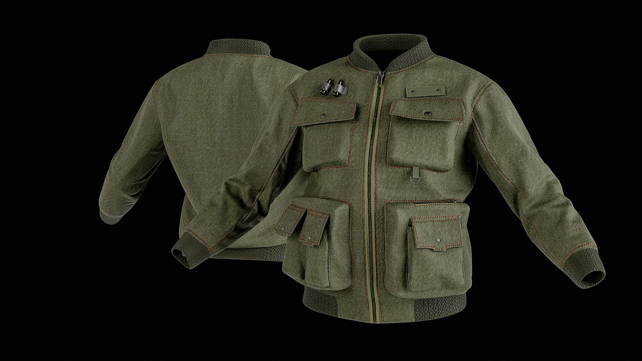 Media 1 for listing MetaHuman military jacket - Parametric MetaHuman Clothing