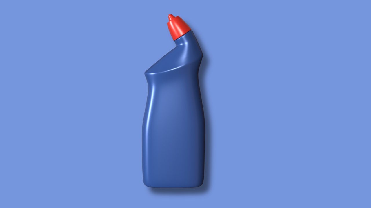 Media 1 for listing Toilet Cleaner Bottle Model with Removable Cap