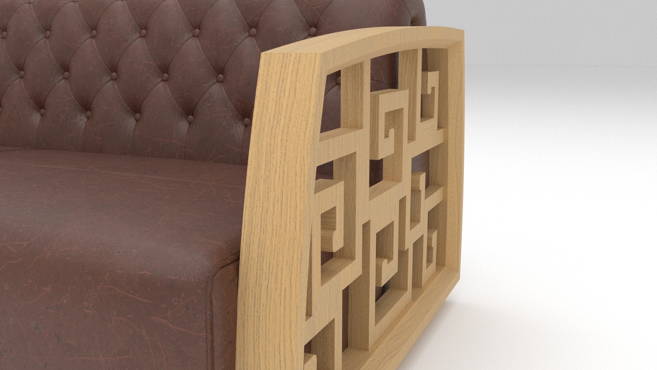 Media 1 for listing Realistic Leather Sofa 21