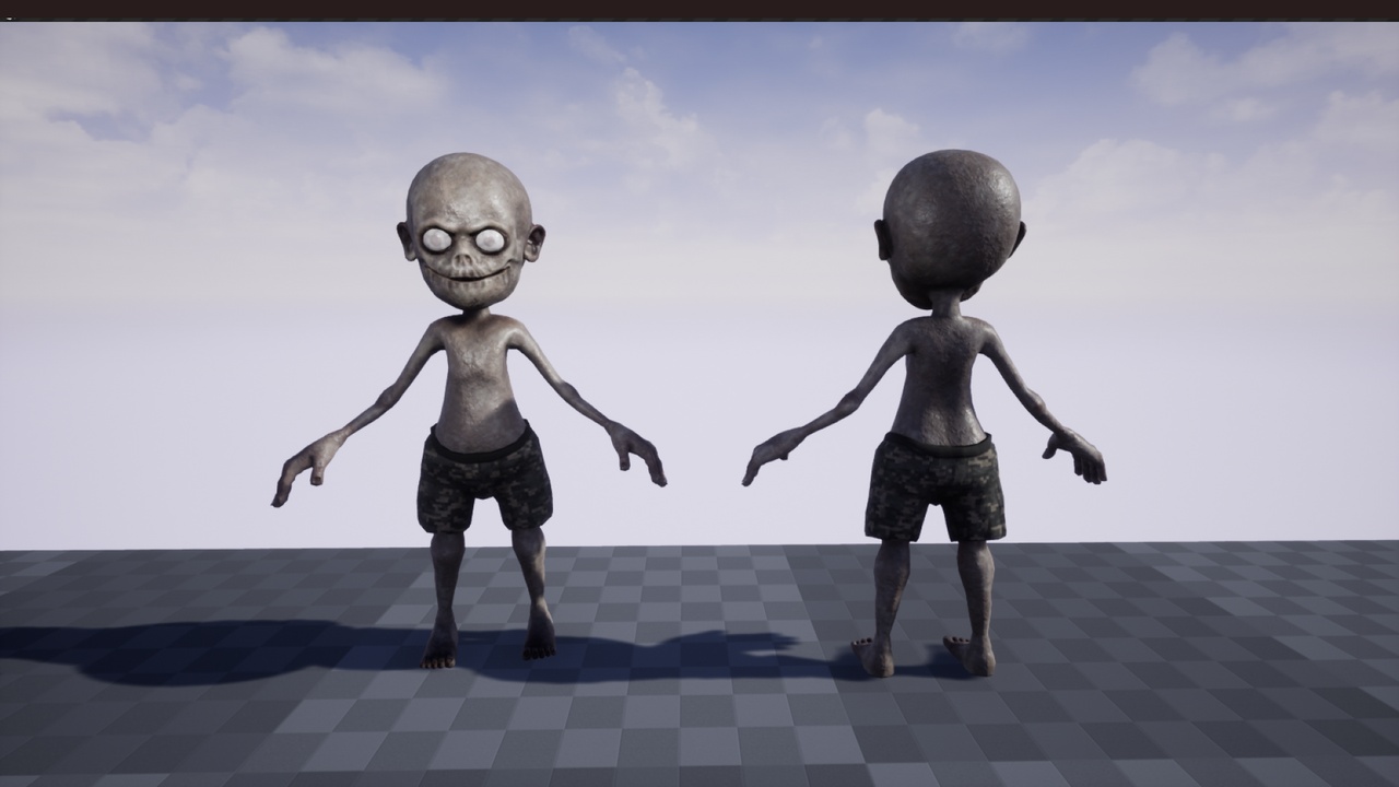 Media 1 for listing zombie boy