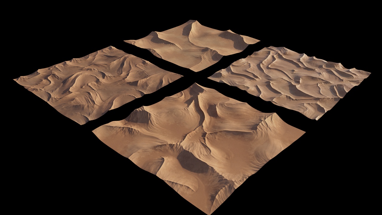 Media 1 for listing Four sets of desert terrain collections